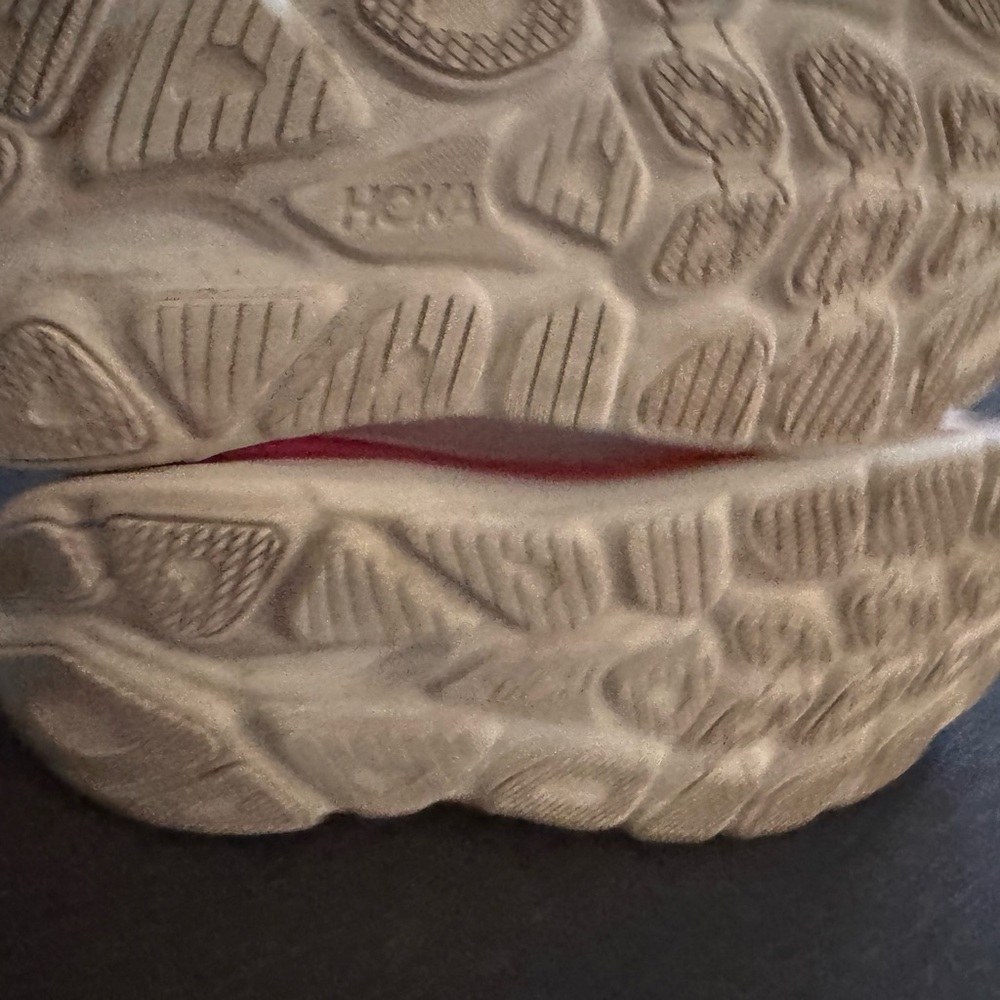 HOKA Clifton 10 Women’s Size 9 b White Electric Rose WTLC - Picture 7 of 14